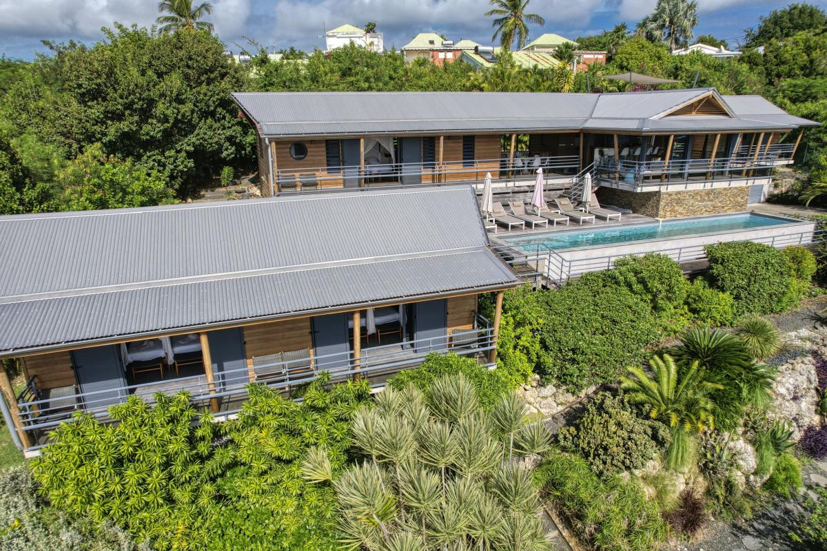 2.location villa piscine Saint François Guadeloupe_vue du ciel